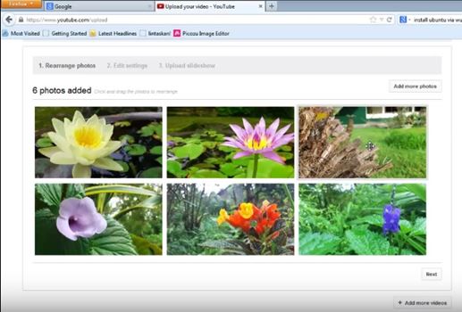 Cara Upload Foto Menjadi Slideshow di Youtube