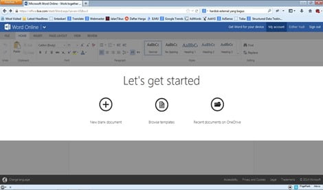Microsoft Office Gratis Online Tidak Usah Download atau Beli Lagi
