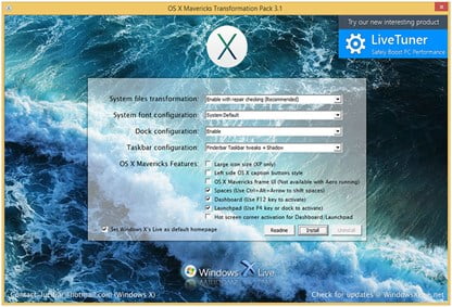 mengubah tampilan windows 7 menjadi OS X