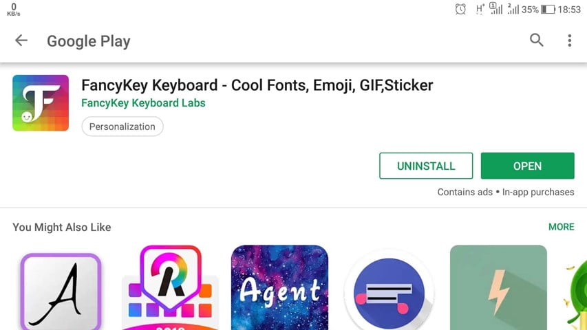 Download dan Install FancyKey Keyboard