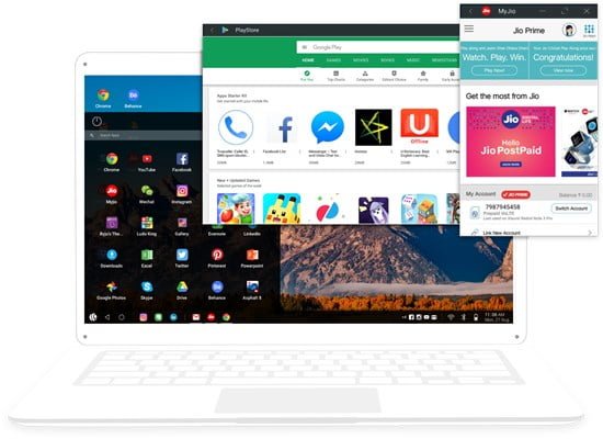 PrimeOS di laptop