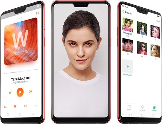 Oppo F7 Facial Recognition
