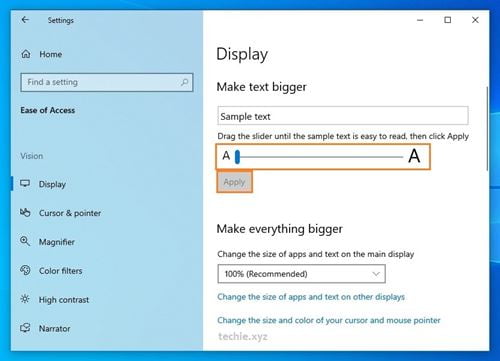 Cara Mengganti Ukuran Font di Windows 10