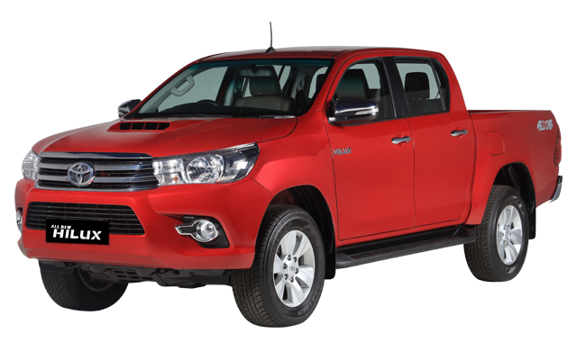 All New Hilux Double Cabin Crimson Red