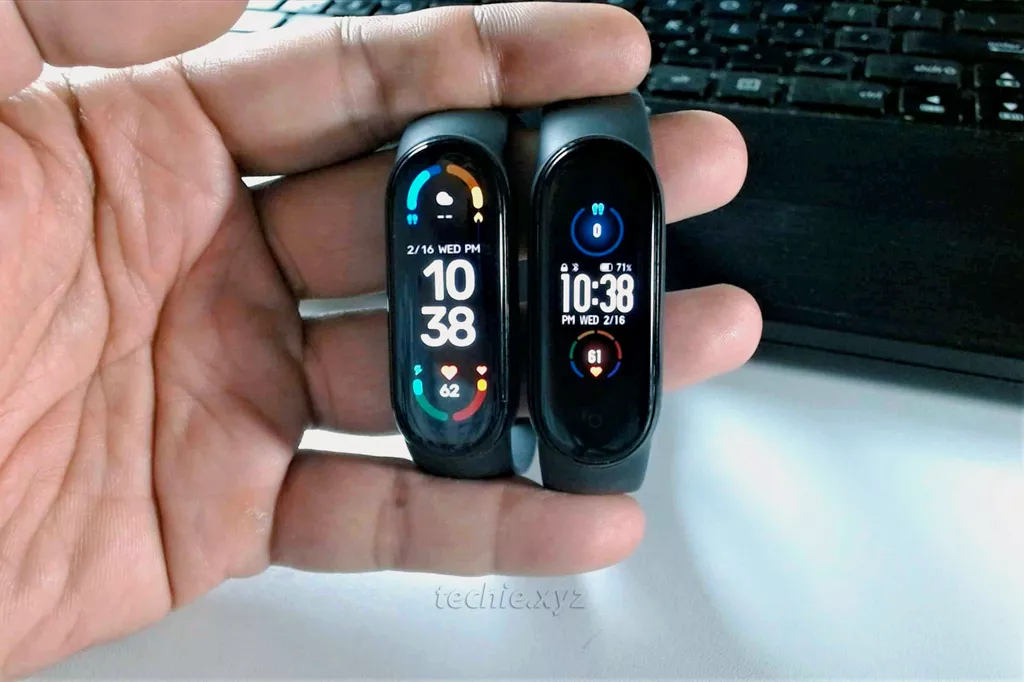 Ini Perbedaan Layar Mi Band 5 dan Mi Band 6