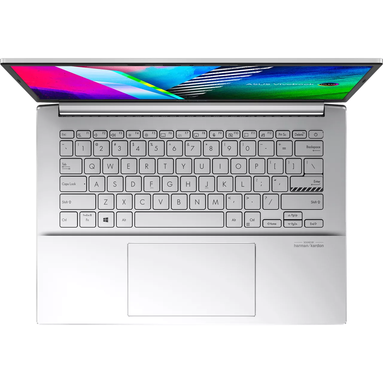 Asus Vivobook Pro 14 OLED M3401QC OLED556 top view open