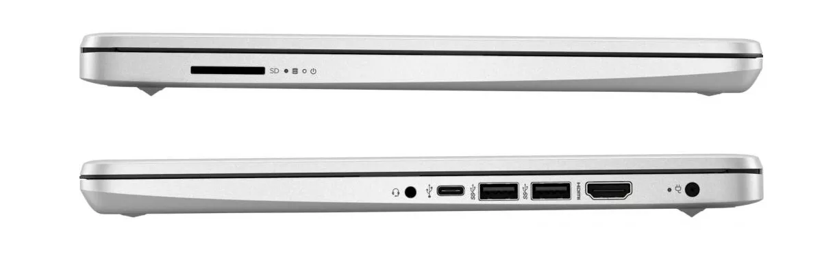 Sisi kiri dan kanan HP 14S DQ0508TU
