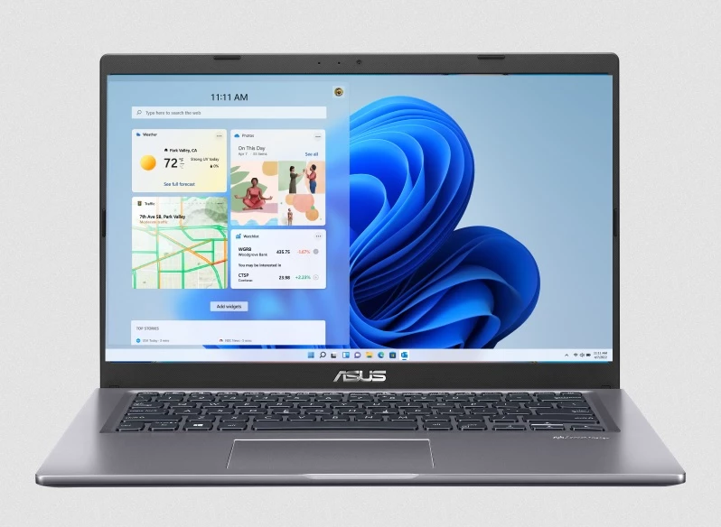 Asus A416EAO depan terbuka