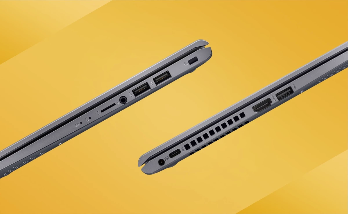 Asus A416EAO samping kanan kiri