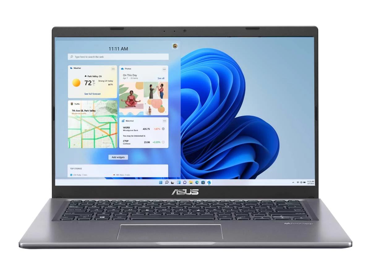 Asus A416MAO Slate Grey front W11